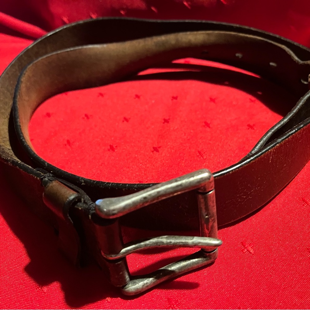 Men's Brown Leather Belt